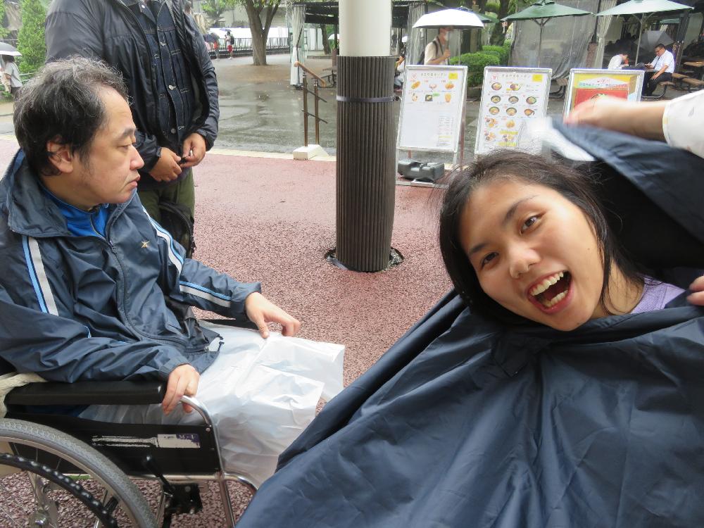 レアなカッパ姿その2❣